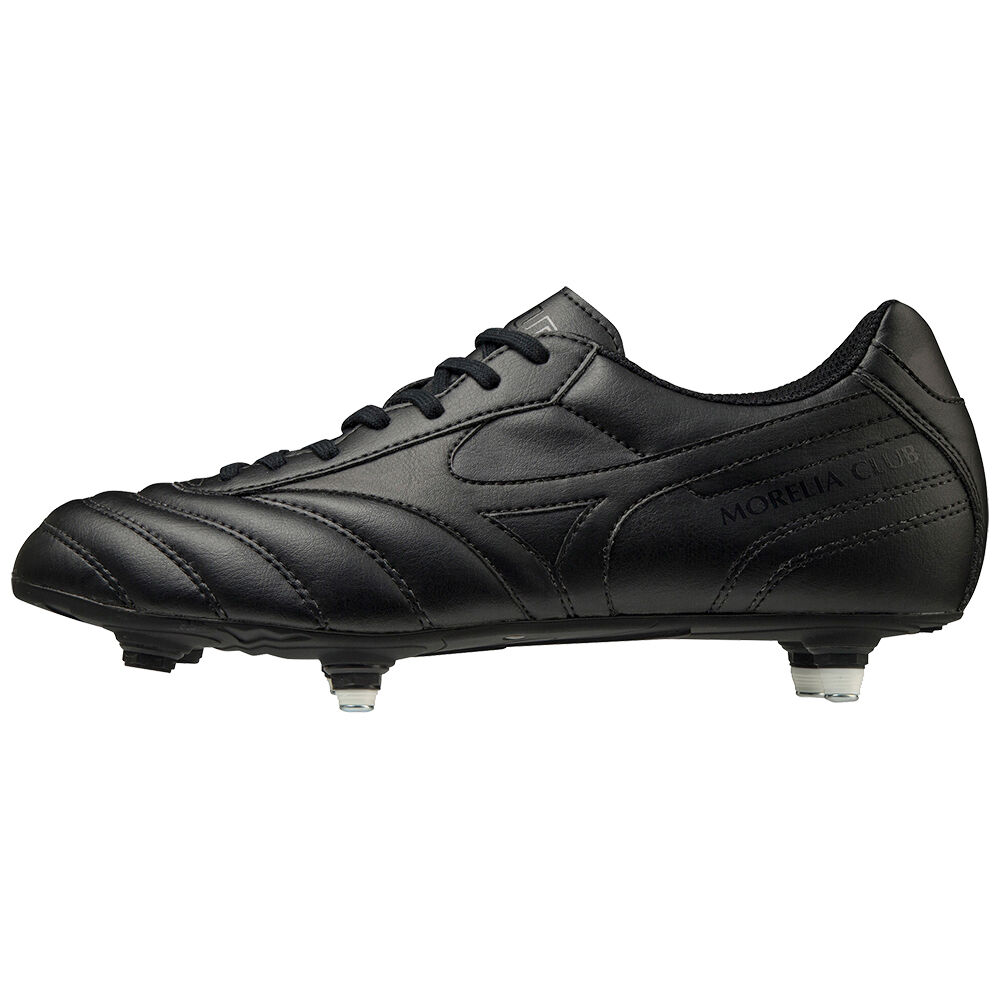 Tacos de Futbol Mizuno Morelia II Club SI Para Hombre Negros 9621703-BZ